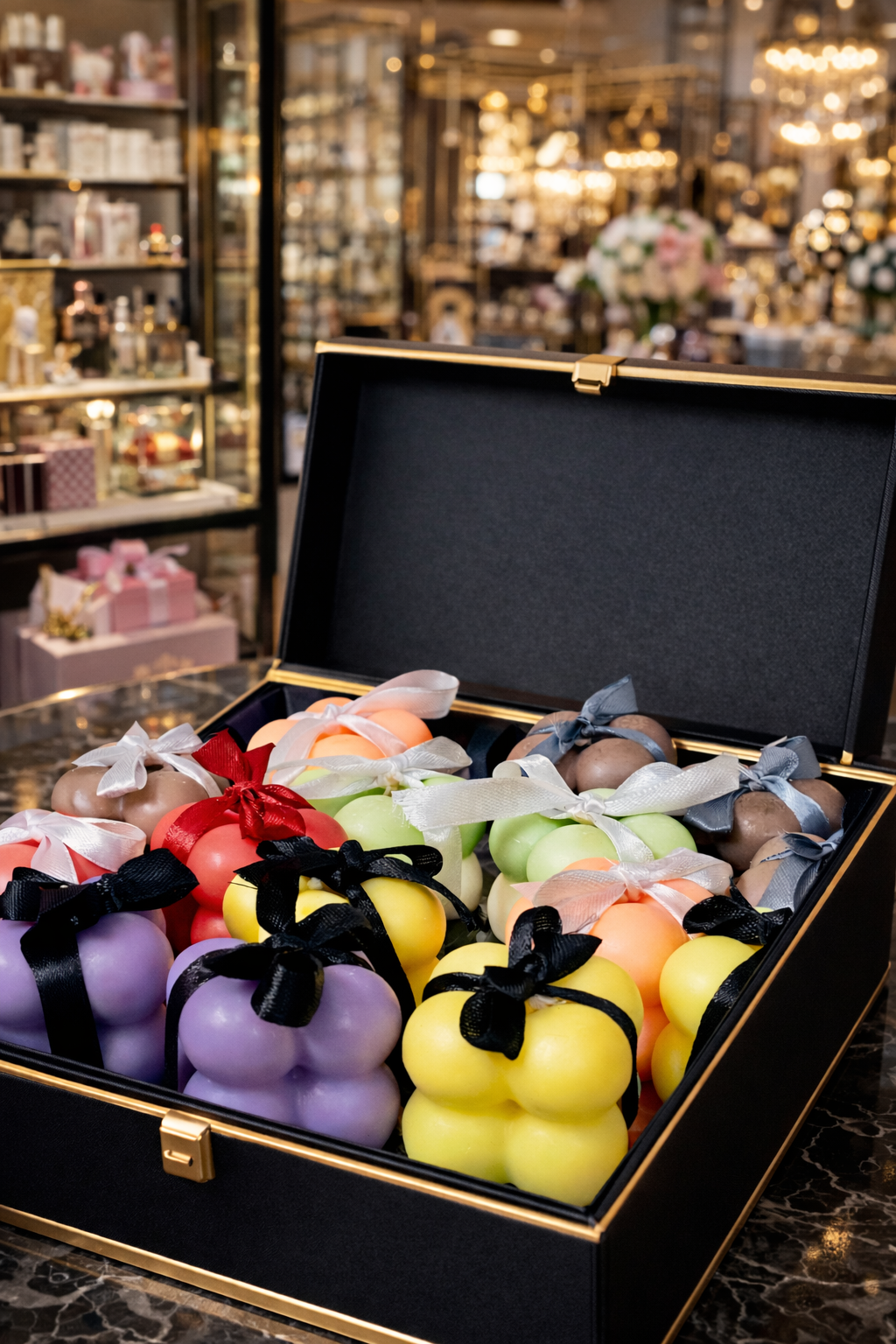 Luxury Bubble Candle Gift Box | Premium Handmade Decorative Candles by CandleCrew