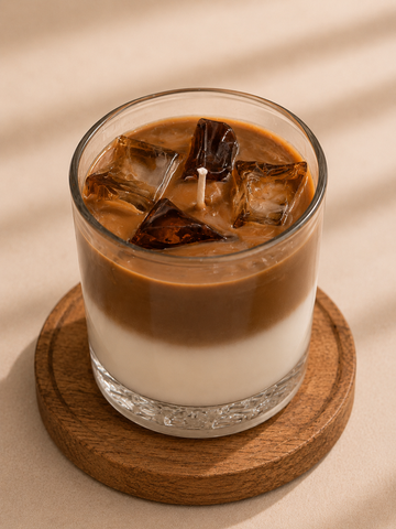 CandleCrew Iced Coffee Candle | Luxury Latte-Inspired Dessert Candle 🕯️✨