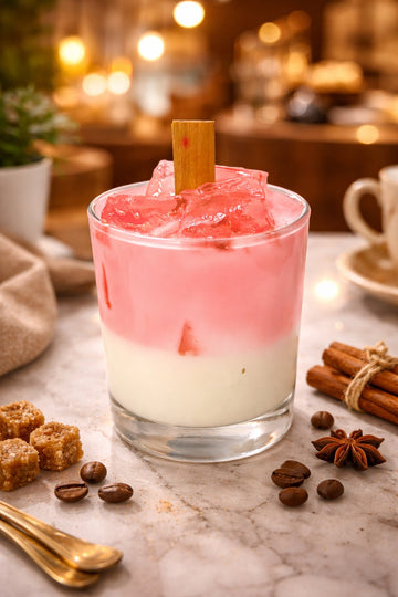 Luxury Cinnamon Latte Gel Candle – Handmade Café-Inspired Scented Candle | Custom Colors & Designs